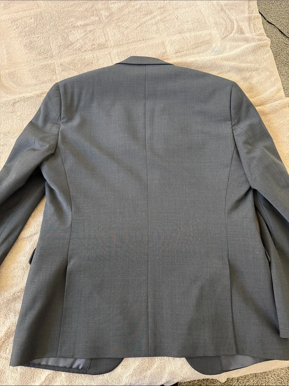 BarIII Dark Gray Men's Two-Button Blazer (38S)